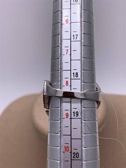 *Кольцо р.18,5 Рыжий Фианит Микро Вставки арт. MP-R00979-X-WB-X-X-Or-568 вес 5,97 г - фото 241764