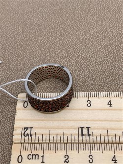 *Кольцо р.19 Рыжий Фианит Микро Вставки арт. MP-R01533-X-WB-X-X-DG-212 вес 6,77 г - фото 241792 *Кольцо р.19 Рыжий Фианит Микро Вставки арт. MP-R01533-X-WB-X-X-DG-212 вес 6,77 г - фото 241792