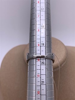 *Кольцо р.19,5 Рыжий Фианит Микро Вставки арт. MP-R00805-X-WB-X-X-Or-480 вес 4,42 г - фото 241844