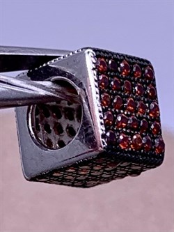 *Подвеска Бегунок Рыжий Фианит Микро Вставки арт. MP-P00022-X-WB-X-X-DG-710 вес 1,50 г - фото 241858 *Подвеска Бегунок Рыжий Фианит Микро Вставки арт. MP-P00022-X-WB-X-X-DG-710 вес 1,50 г - фото 241858