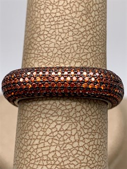 *Кольцо р.18 Рыжий Фианит Микро Вставки арт. MP-R00905-X-WB-X-X-DG-295 вес 6,14 г - фото 241863 *Кольцо р.18 Рыжий Фианит Микро Вставки арт. MP-R00905-X-WB-X-X-DG-295 вес 6,14 г - фото 241863