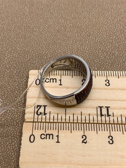 *Кольцо р.18,5 Рыжий Фианит Микро Вставки арт. MP-R01516-X-WB-X-X-Or-985 вес 4,1 г - фото 241903 *Кольцо р.18,5 Рыжий Фианит Микро Вставки арт. MP-R01516-X-WB-X-X-Or-985 вес 4,1 г - фото 241903