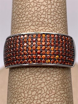 *Кольцо р.17 Рыжий Фианит Микро Вставки арт. MP-R01516-X-WB-X-X-Or-855 вес 3,63 г - фото 241917 *Кольцо р.17 Рыжий Фианит Микро Вставки арт. MP-R01516-X-WB-X-X-Or-855 вес 3,63 г - фото 241917