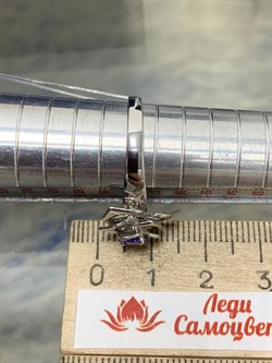 *Кольцо р.18,5 Роза Танзанит арт. SM-R01829-X-W-TN-X-X-806 вес 3,38 г - фото 241956 *Кольцо р.18,5 Роза Танзанит арт. SM-R01829-X-W-TN-X-X-806 вес 3,38 г - фото 241956