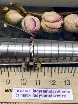 *Кольцо р.18 Черный Бр. арт. К1462/Ag-625ПОЗ-132 вес 2,68 г - фото 242053 *Кольцо р.18 Черный Бр. арт. К1462/Ag-625ПОЗ-132 вес 2,68 г - фото 242053