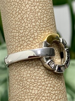 *Кольцо р.18 Черный Бр. арт. К1462/Ag-625ПОЗ-132 вес 2,68 г - фото 242054 *Кольцо р.18 Черный Бр. арт. К1462/Ag-625ПОЗ-132 вес 2,68 г - фото 242054