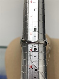 *Кольцо р.18,5 Зеленый Агат арт. К1028Ю/Ag-607/10-423 вес 3,78 г - фото 242192