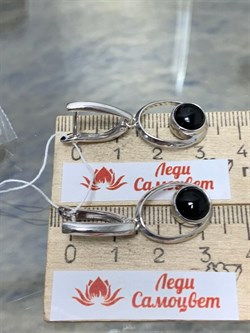 *Серьги Оникс арт. 2340391247-20-113 вес 5,8 г - фото 242249 *Серьги Оникс арт. 2340391247-20-113 вес 5,8 г - фото 242249