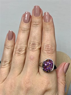 *Кольцо р.20 Орхидея Аметист Урал арт. К1034Ю/Ag-607/1/14-551 вес 2,67 г - фото 242366 *Кольцо р.20 Орхидея Аметист Урал арт. К1034Ю/Ag-607/1/14-551 вес 2,67 г - фото 242366