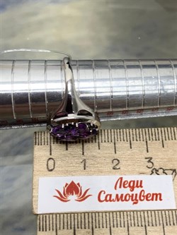 *Кольцо р.20 Орхидея Аметист Урал арт. К1034Ю/Ag-607/1/14-551 вес 2,67 г - фото 242368 *Кольцо р.20 Орхидея Аметист Урал арт. К1034Ю/Ag-607/1/14-551 вес 2,67 г - фото 242368