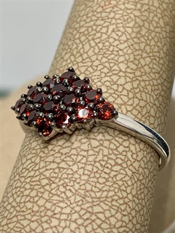*Кольцо р.19,5 Гранат Мозамбик арт. К1024Ю/Ag-607/11-894 вес 2,25 г - фото 242655 *Кольцо р.19,5 Гранат Мозамбик арт. К1024Ю/Ag-607/11-894 вес 2,25 г - фото 242655