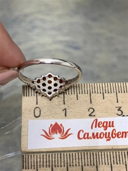 *Кольцо р.19 Гранат Мозамбик арт. К1024Ю/Ag-607/11-215 вес 2,23 г - фото 242738 *Кольцо р.19 Гранат Мозамбик арт. К1024Ю/Ag-607/11-215 вес 2,23 г - фото 242738