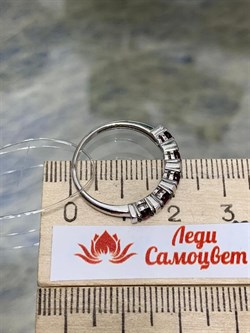 *Кольцо р.17,5 Родолит Мозамбик арт. К0983Ю-607/9-871 вес 1,99 г - фото 242764