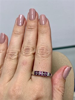 *Кольцо р.19,5 Родолит Мозамбик арт. К1026Ю/Ag-607/9-067 вес 1,95 г - фото 243101 *Кольцо р.19,5 Родолит Мозамбик арт. К1026Ю/Ag-607/9-067 вес 1,95 г - фото 243101