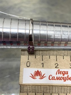 *Кольцо р.19,5 Родолит Мозамбик арт. К1026Ю/Ag-607/9-067 вес 1,95 г - фото 243106 *Кольцо р.19,5 Родолит Мозамбик арт. К1026Ю/Ag-607/9-067 вес 1,95 г - фото 243106