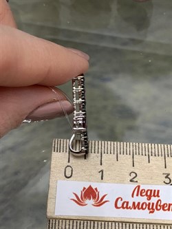 *Подвеска Орхидея Микс Родолит Шпинель арт. П1065/Ag-607/1/9-362 вес 2,39 г - фото 243215 *Подвеска Орхидея Микс Родолит Шпинель арт. П1065/Ag-607/1/9-362 вес 2,39 г - фото 243215