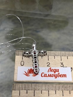 *Подвеска Орхидея Микс Родолит Шпинель арт. П1065/Ag-607/1/9-362 вес 2,39 г - фото 243216 *Подвеска Орхидея Микс Родолит Шпинель арт. П1065/Ag-607/1/9-362 вес 2,39 г - фото 243216