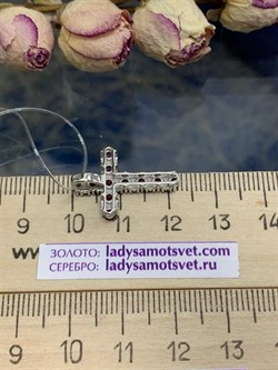 *Подвеска Орхидея Микс Родолит Шпинель арт. П1066/Ag-607/1/9-382 вес 2,03 г - фото 243260 *Подвеска Орхидея Микс Родолит Шпинель арт. П1066/Ag-607/1/9-382 вес 2,03 г - фото 243260