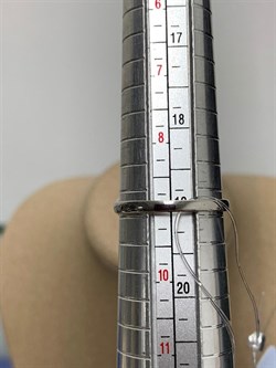 *Кольцо р.19 Зеленый Агат Урал арт. К1035Ю/Ag-607/10-169 вес 2,94 г - фото 243716