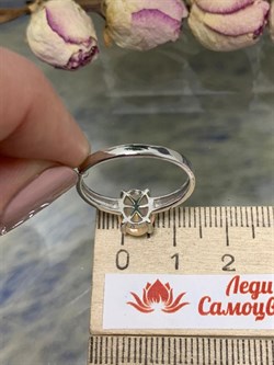 *Кольцо р.18,5  Опал Эфиопия арт. К1365Ю/Ag-607/5-594 вес 2,13 г - фото 243907