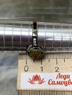 *Кольцо р.20 Желтый Опал арт. К1147Ю/Ag-617/5-012 вес 2,32 г - фото 243972