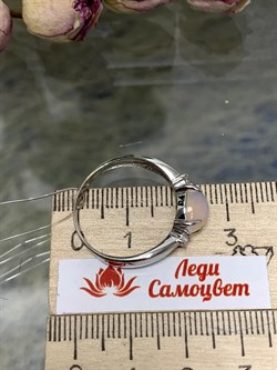 *Кольцо р.20 Опал Эфиопия арт. К1366Ю/Ag-617/5-056 вес 2,41 г - фото 243983