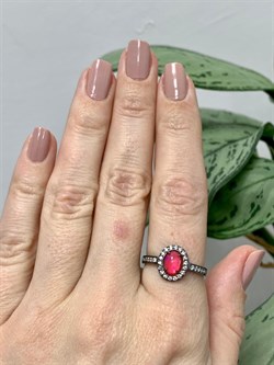 *Кольцо р.19 Розовый Опал Эфиопия арт. К1144Ю/Ag-617/5-266 вес 1,85 г - фото 244164 *Кольцо р.19 Розовый Опал Эфиопия арт. К1144Ю/Ag-617/5-266 вес 1,85 г - фото 244164