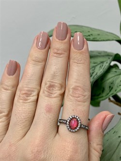 *Кольцо р.19,5 Розовый Опал Эфиопия арт. К1144Ю/Ag-617/5-402 вес 1,82 г - фото 244182 *Кольцо р.19,5 Розовый Опал Эфиопия арт. К1144Ю/Ag-617/5-402 вес 1,82 г - фото 244182