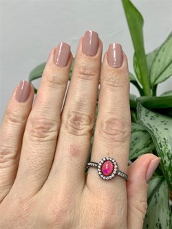 *Кольцо р.20 Розовый Опал Эфиопия арт. К1144Ю/Ag-617/5-320 вес 1,94 г - фото 244192 *Кольцо р.20 Розовый Опал Эфиопия арт. К1144Ю/Ag-617/5-320 вес 1,94 г - фото 244192