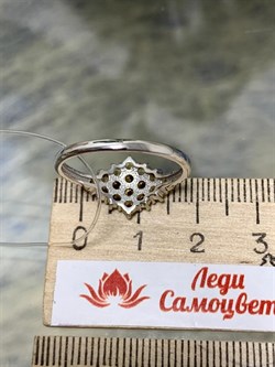 *Кольцо р.18,5 Цитрин Урал арт. К1024Ю/Ag-607/12-325-2 вес 2,22 г - фото 244320 *Кольцо р.18,5 Цитрин Урал арт. К1024Ю/Ag-607/12-325-2 вес 2,22 г - фото 244320