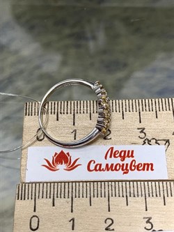 *Кольцо р.18,5 Цитрин Урал арт. К1024Ю/Ag-607/12-325-2 вес 2,22 г - фото 244322 *Кольцо р.18,5 Цитрин Урал арт. К1024Ю/Ag-607/12-325-2 вес 2,22 г - фото 244322