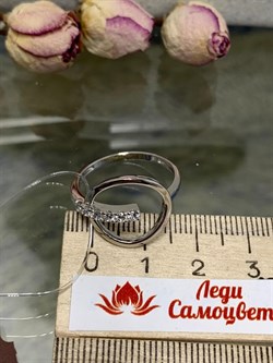 *Кольцо р.19 Белый Фианит арт. К1064/Ag-610-943 вес 2,22 г - фото 244701 *Кольцо р.19 Белый Фианит арт. К1064/Ag-610-943 вес 2,22 г - фото 244701