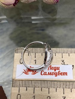 *Кольцо р.19 Белый Фианит арт. К1064/Ag-610-943 вес 2,22 г - фото 244702 *Кольцо р.19 Белый Фианит арт. К1064/Ag-610-943 вес 2,22 г - фото 244702