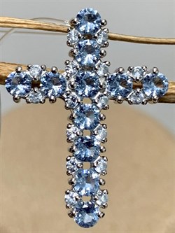 *Подвеска Голубой Ситалл арт. П1065/Ag-610/76-861 вес 2,29 г - фото 244707 *Подвеска Голубой Ситалл арт. П1065/Ag-610/76-861 вес 2,29 г - фото 244707