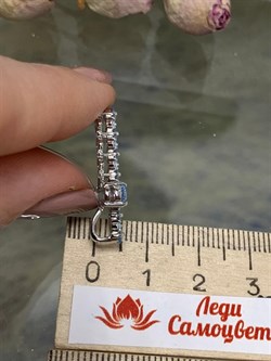 *Подвеска Голубой Ситалл арт. П1065/Ag-610/76-861 вес 2,29 г - фото 244708 *Подвеска Голубой Ситалл арт. П1065/Ag-610/76-861 вес 2,29 г - фото 244708