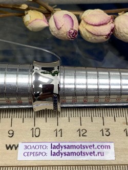 *Кольцо р.18 Сапфир иск арт. К1346/Ag-607/72-318 вес 9,05 г - фото 244801