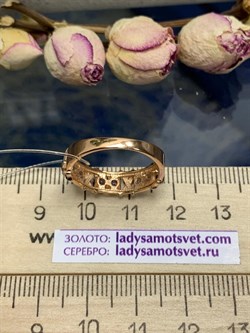 *Кольцо р.16,5 Колесо Фортуны Танзанит Африка арт. К0999Ю/Ag-608ПОЗ-620 вес 2,28 г - фото 244925