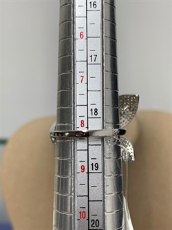 *Кольцо р.18,5 Белый Фианит Микро Вставки арт. CZ-R01803-X-W-X-X-W-318 вес 5,3 г - фото 245032 *Кольцо р.18,5 Белый Фианит Микро Вставки арт. CZ-R01803-X-W-X-X-W-318 вес 5,3 г - фото 245032