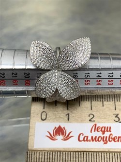 *Кольцо р.18,5 Белый Фианит Микро Вставки арт. CZ-R01803-X-W-X-X-W-318 вес 5,3 г - фото 245034 *Кольцо р.18,5 Белый Фианит Микро Вставки арт. CZ-R01803-X-W-X-X-W-318 вес 5,3 г - фото 245034