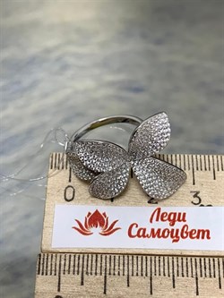 *Кольцо р.18,5 Белый Фианит Микро Вставки арт. CZ-R01803-X-W-X-X-W-318 вес 5,3 г - фото 245036 *Кольцо р.18,5 Белый Фианит Микро Вставки арт. CZ-R01803-X-W-X-X-W-318 вес 5,3 г - фото 245036