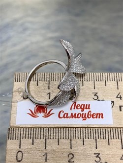 *Кольцо р.18,5 Белый Фианит Микро Вставки арт. CZ-R01803-X-W-X-X-W-318 вес 5,3 г - фото 245037 *Кольцо р.18,5 Белый Фианит Микро Вставки арт. CZ-R01803-X-W-X-X-W-318 вес 5,3 г - фото 245037