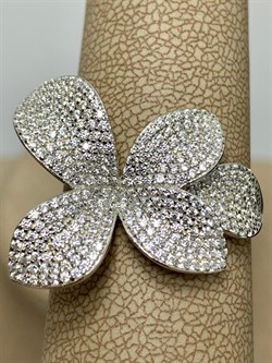 *Кольцо р.18,5 Белый Фианит Микро Вставки арт. CZ-R01803-X-W-X-X-W-318 вес 5,3 г - фото 245040 *Кольцо р.18,5 Белый Фианит Микро Вставки арт. CZ-R01803-X-W-X-X-W-318 вес 5,3 г - фото 245040