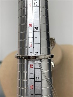 *Кольцо р.21 Белый Фианит Микро Вставки арт. CZ-R01803-X-W-X-X-W-700 вес 5,7 г - фото 245043 *Кольцо р.21 Белый Фианит Микро Вставки арт. CZ-R01803-X-W-X-X-W-700 вес 5,7 г - фото 245043