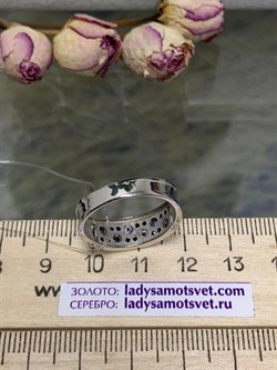 *Кольцо р.16,5 Орхидея Микс Танзанит Шпинель арт. К1010Ю/Ag-607/1/8-761 вес 2,9 г - фото 245095 *Кольцо р.16,5 Орхидея Микс Танзанит Шпинель арт. К1010Ю/Ag-607/1/8-761 вес 2,9 г - фото 245095