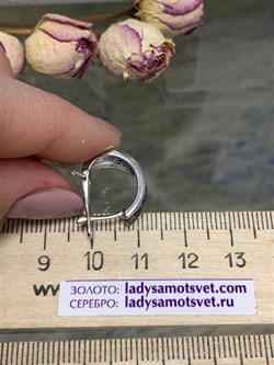 *Серьги Орхидея Микс Танзанит Шпинель арт. С1010Ю/Ag-607/1/8-846 вес 4,18 г - фото 245122