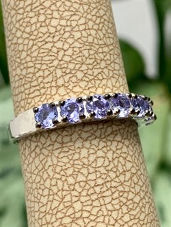 *Кольцо р.16,5 Орхидея Танзанит Африка арт. К0756-608-310 вес 1,75 г - фото 245250