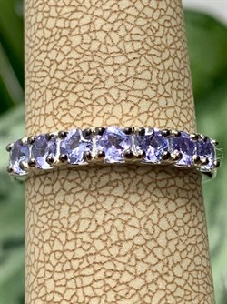 *Кольцо р.16,5 Орхидея Танзанит Африка арт. К0756-608-310 вес 1,75 г - фото 245251