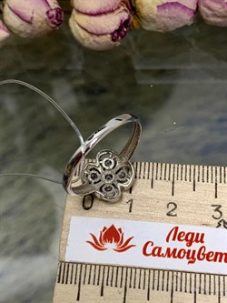 *Кольцо р.20 Танзанит Африка арт. К1218Ю/Ag-608-005 вес 2,27 г - фото 245647