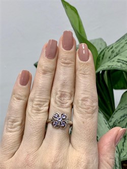 *Кольцо р.20 Танзанит Африка арт. К1218Ю/Ag-608-005 вес 2,27 г - фото 245653