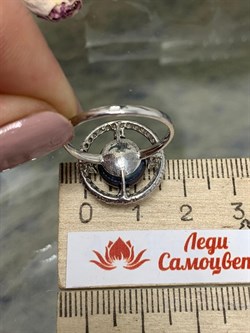 *Кольцо р.18 Шоколадный Жемчуг д.9,5*10 мм арт. 1.0816.0.b-681 Вес 3,79 г - фото 246879 *Кольцо р.18 Шоколадный Жемчуг д.9,5*10 мм арт. 1.0816.0.b-681 Вес 3,79 г - фото 246879